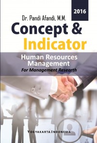Concept dan Indicator : human resorces management for management research